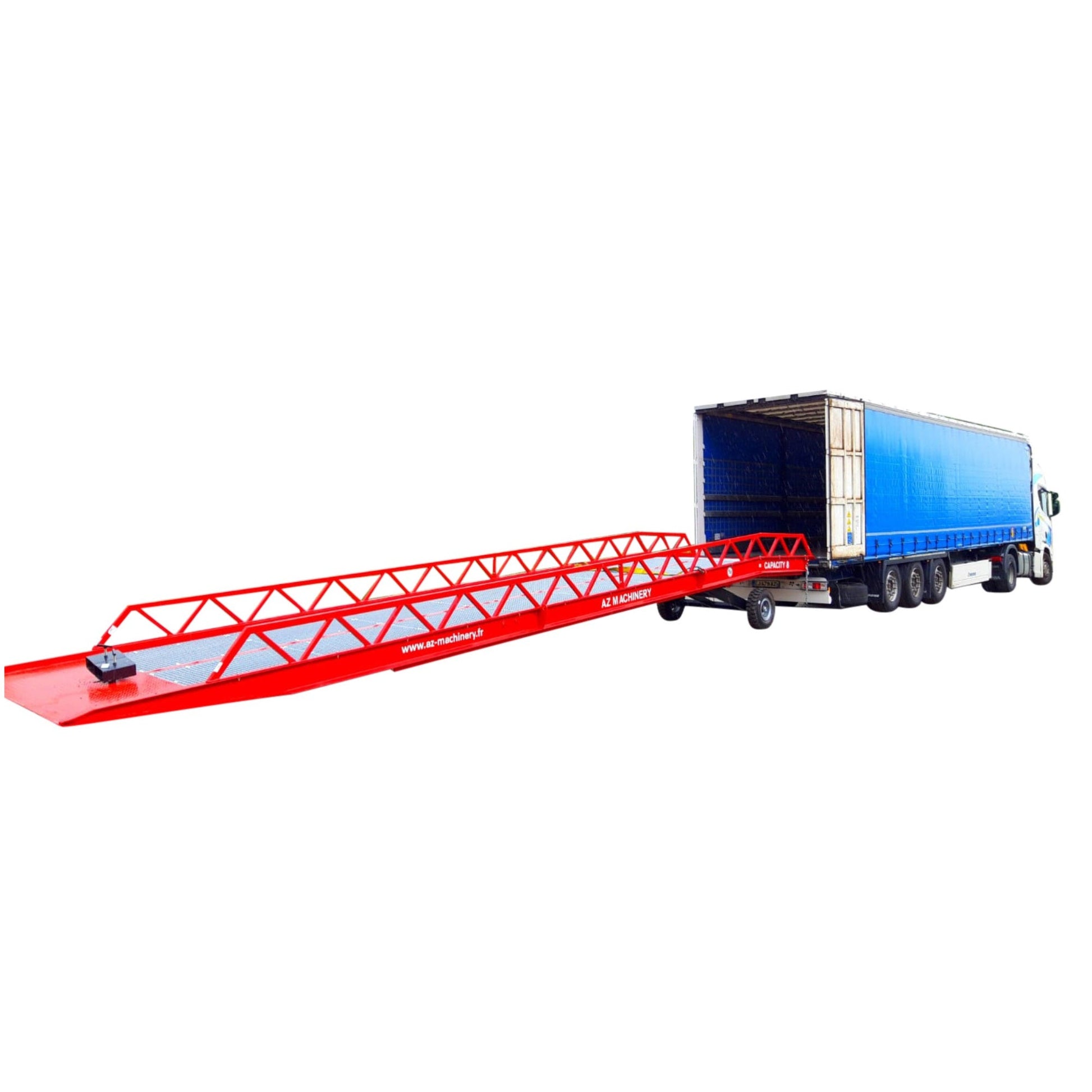 « Explora nuestra rampa Easy XL de 10 toneladas : sólida, confiable y lista para superar cualquier reto logístico. Con su diseño resistente y duradero, es la solución ideal para tus operaciones de carga y descarga. ¡Contáctanos para más información ! »