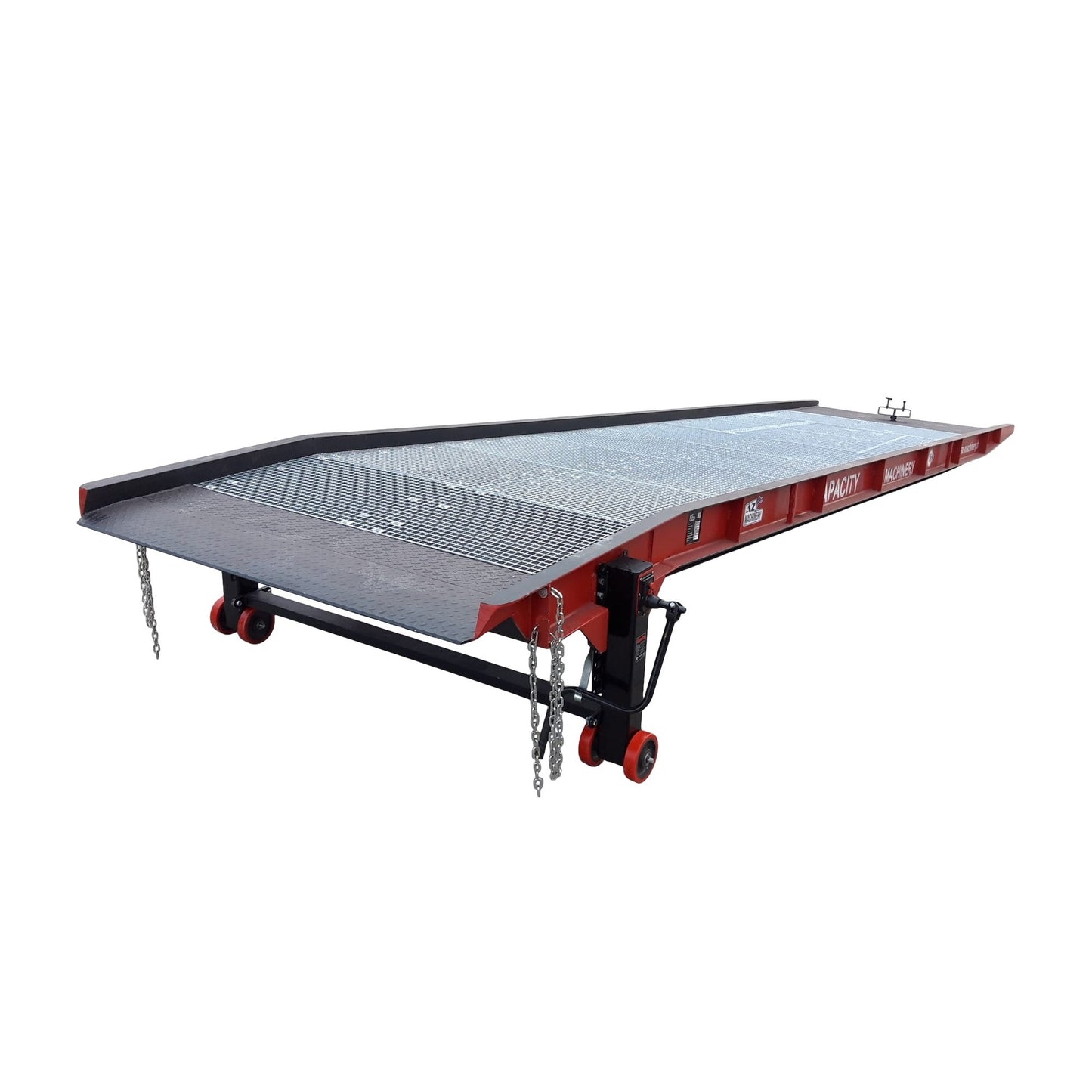 Descubre la excelencia en movilidad industrial con AZ RAMP y su modelo PRIME WLO + 8. Robusta y precisa, esta rampa móvil de 8 000 Kg se adapta a tus necesidades más exigentes. Con plataforma galvanizada antideslizante y altura ajustable, garantiza un acceso seguro en espacios reducidos. Optimiza tu flujo logístico con AZ RAMP. ¡Haz de la movilidad tu aliada!