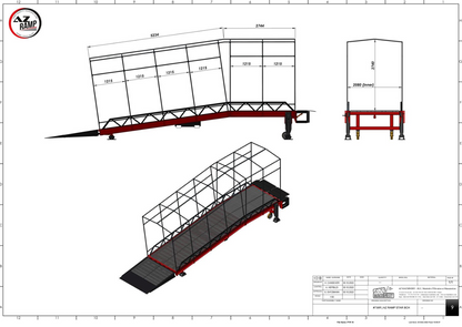 Dibujo AZ RAMP STAR con túnnel de proteccion en opción